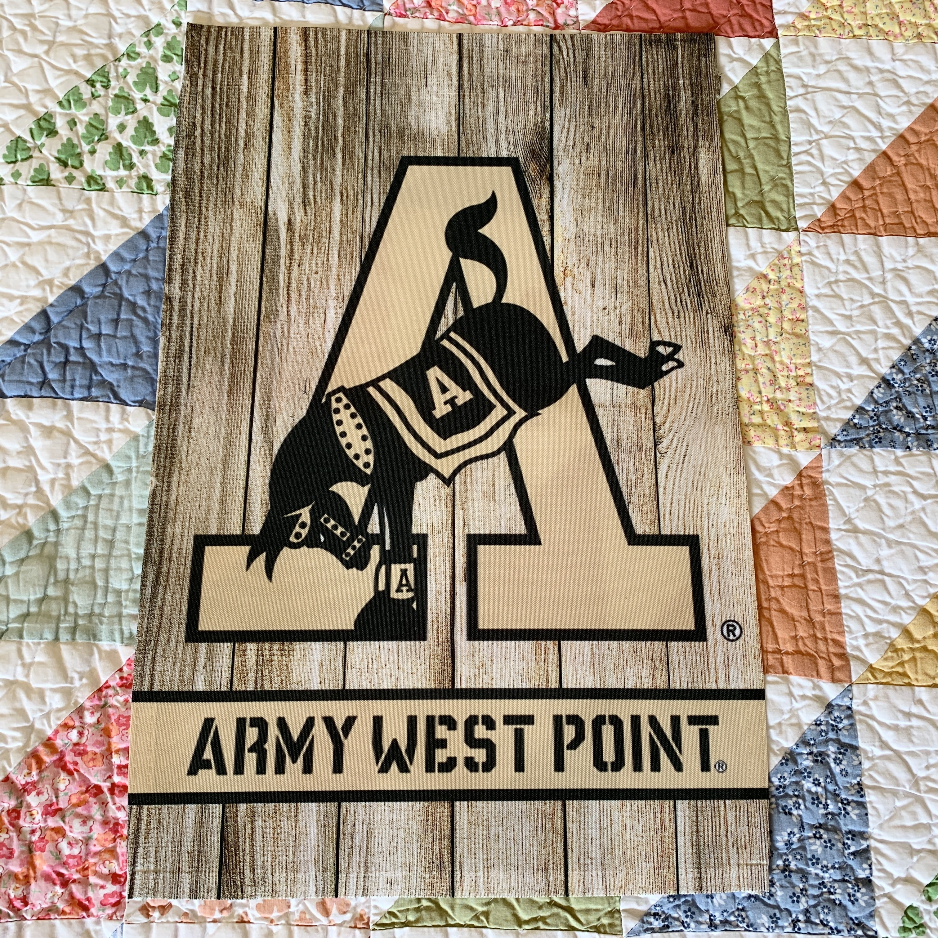 USMA Full Length Black Apron Army West Point Word Mark 